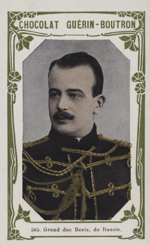 Storhertug Boris av Russland (farget bilde) av French School