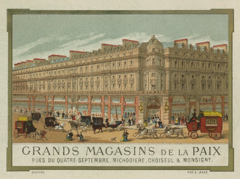 Grands Magasins de la Paix, Paris av French School