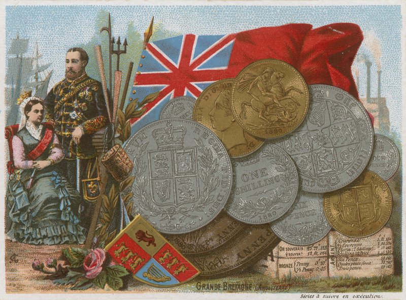 Storbritannia - valuta av French School