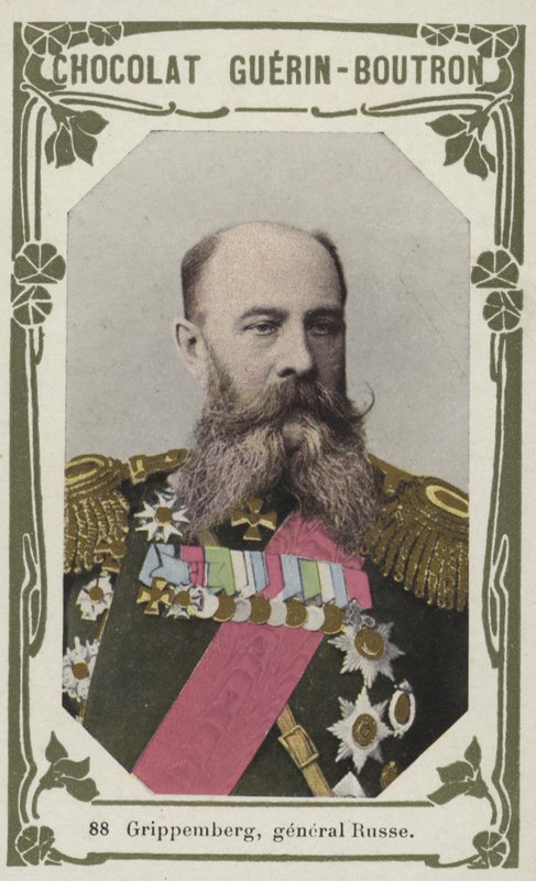 Grippemberg, general Russe (farget bilde) av French School