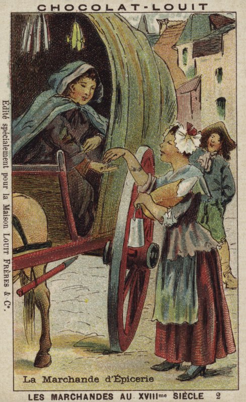 Kjøpmann, 1700-tallet av French School
