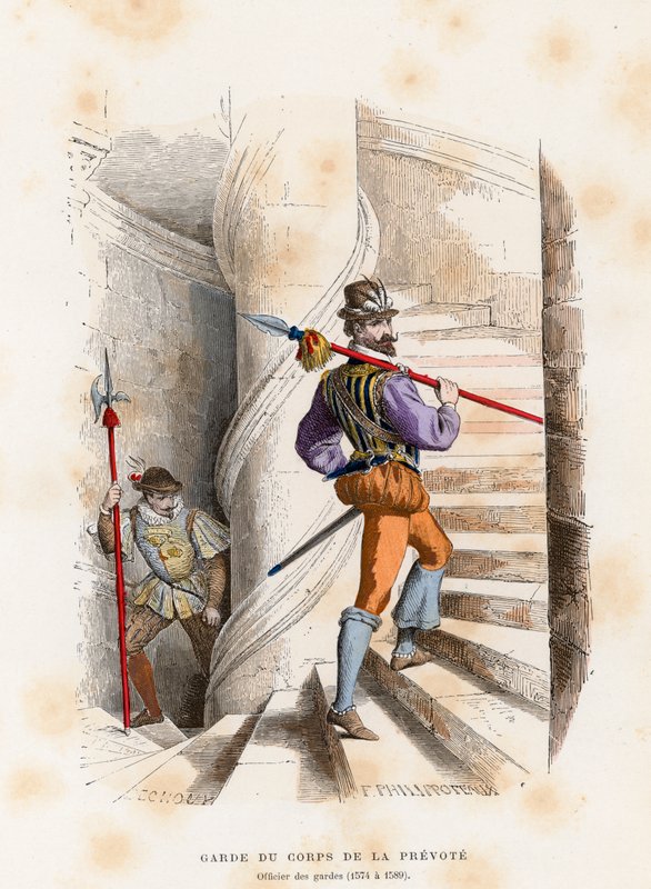Garde, 1574-1589 av French School