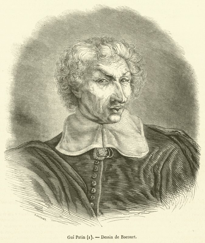 Gui Patin (gravering) av French School