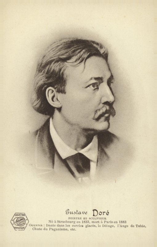 Gustave Dore , fransk kunstner og illustratør (lito) av French School