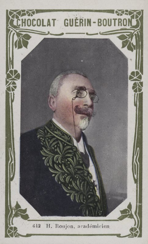 H Roujon, academicien (farget bilde) av French School