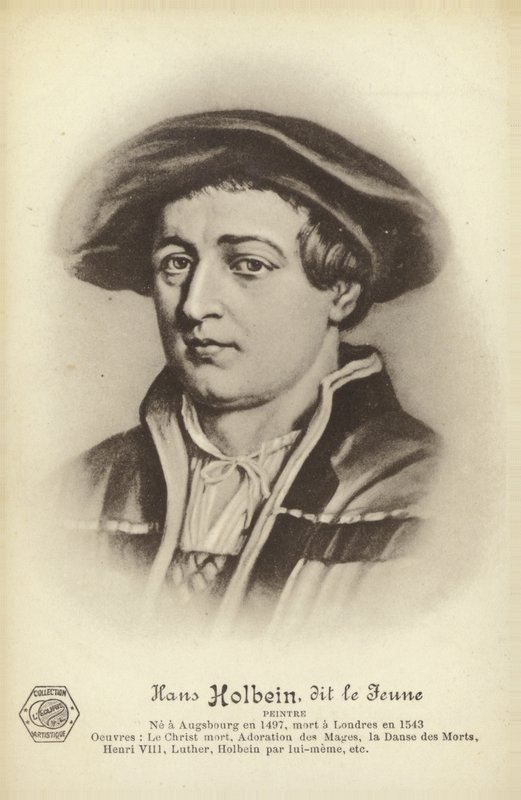 Hans Holbein den yngre, tysk maler (lito) av French School