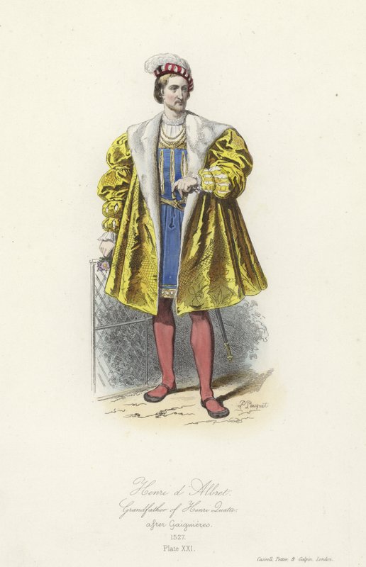 Henrik II av Navarra, bestefar til Henrik IV av Frankrike av French School