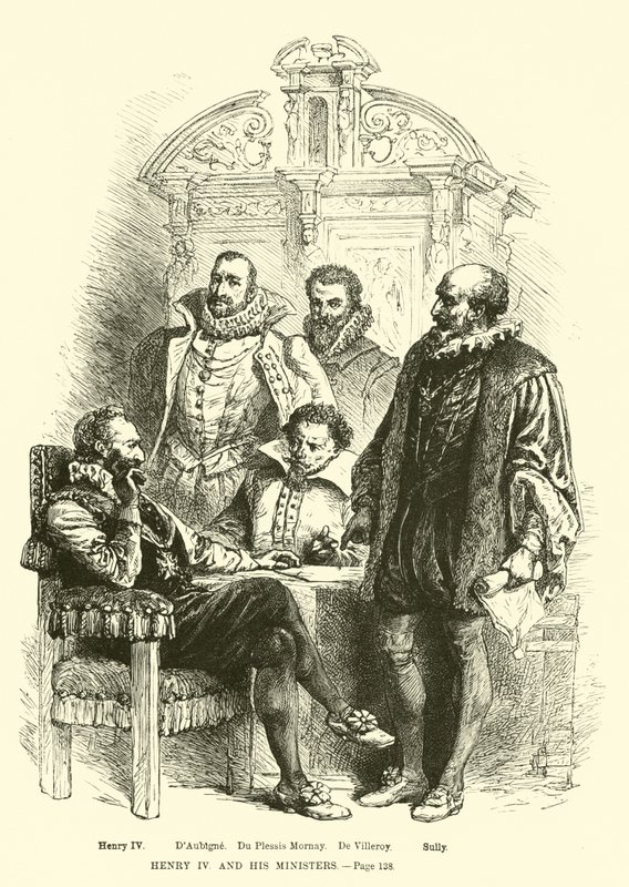 Henry IV og hans ministre av French School