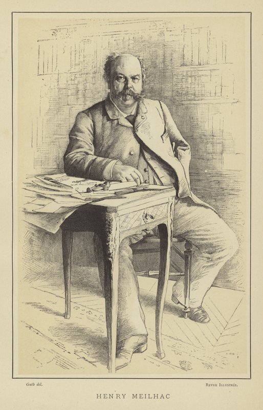 Henry Meilhac , fransk dramatiker og librettist av French School