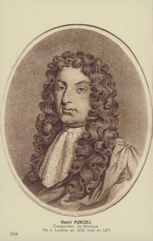 Henry Purcell (litho) av French School