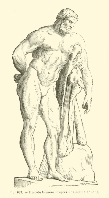 Hercule Farnese (gravering) av French School