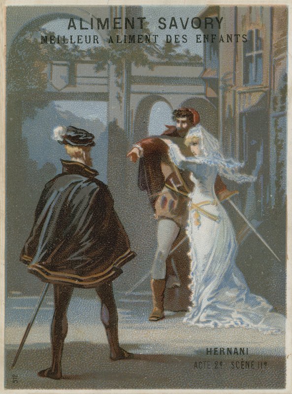 Hernani, 2. akt, scene II av French School