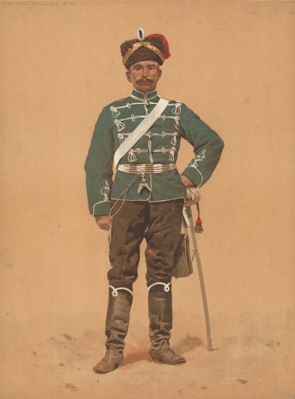 Hessian Hussar Regt nr. 13 av French School