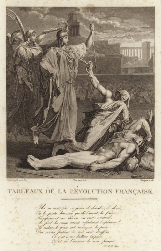 Historiske malerier fra den franske revolusjonen av French School