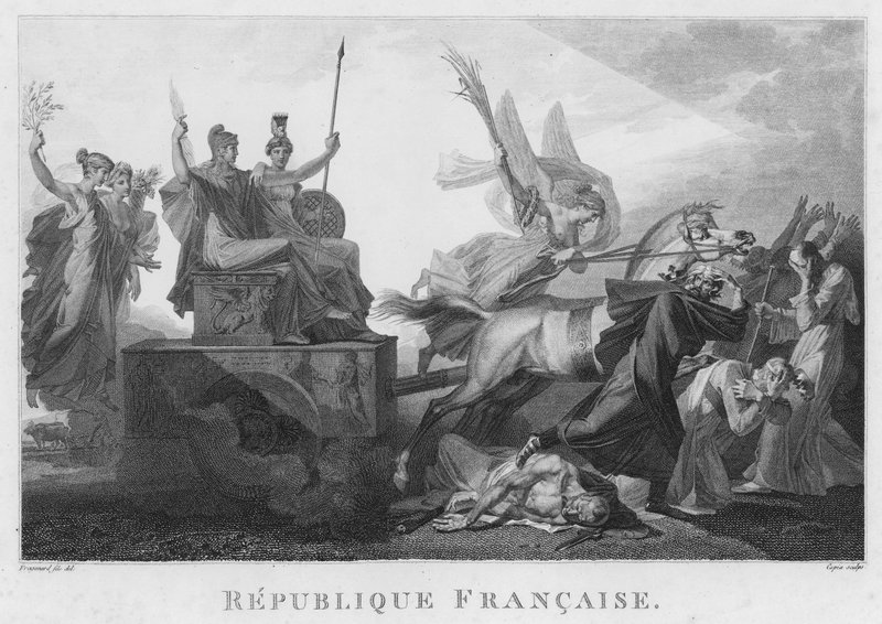 Historiske malerier fra den franske revolusjonen av French School