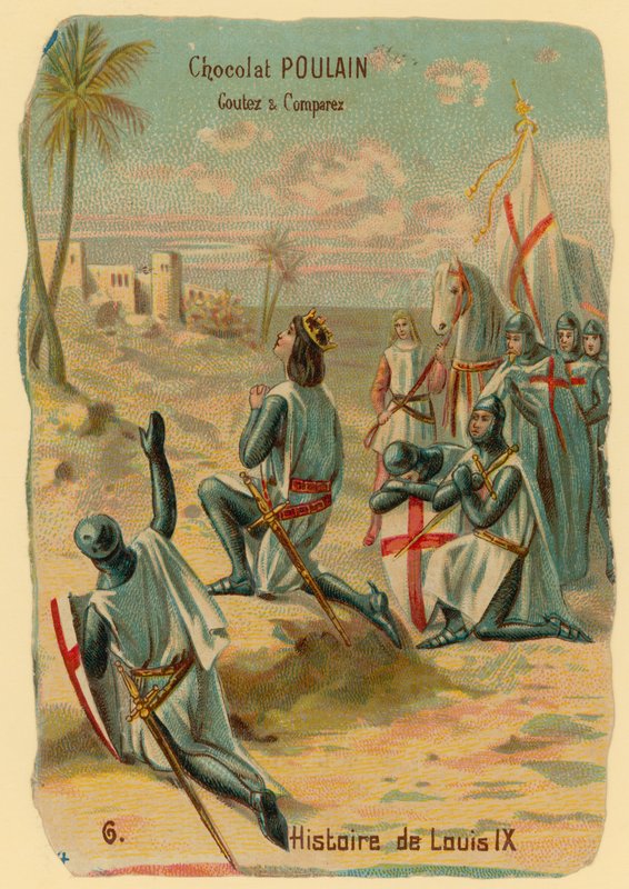 Historien til Louis IX av French School