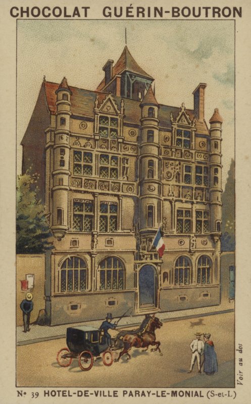 Hotel-de-Ville Paray-le-Monial, Saone-et-Loire av French School