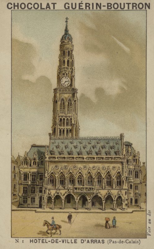 Hotel-de-Ville av Arras, Pas-de-Calais av French School