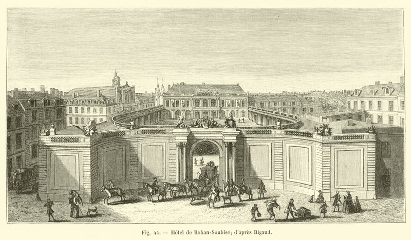 Hotel de Rohan-Soubise; etter Rigaud av French School