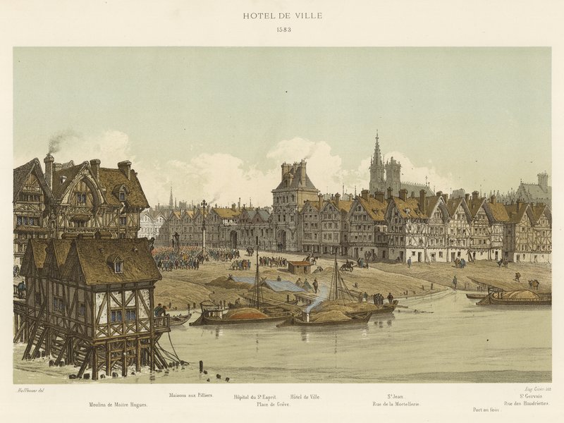 Rådhus, 1583 av French School