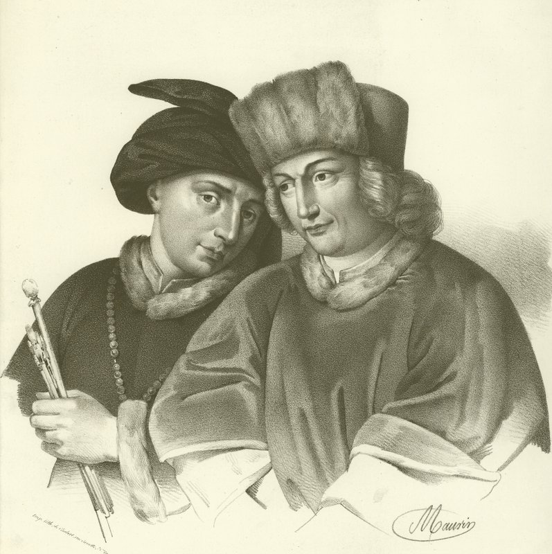 Hubert (1366-1426) og Jan van Eyck (1370-1441), flamske kunstnere av French School