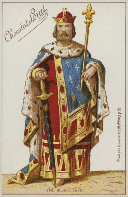 Hugues Capet av French School