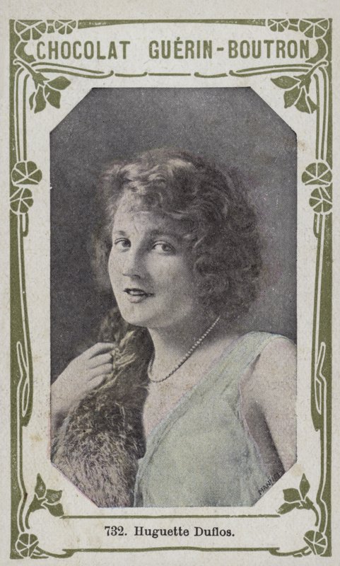 Huguette Duflos (farget bilde) av French School