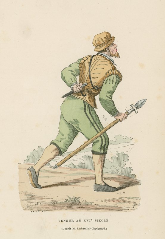 Huntsman, 1500-tallet av French School