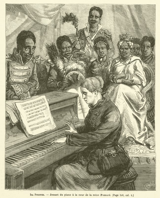 Ida Pfeiffer (gravering) av French School