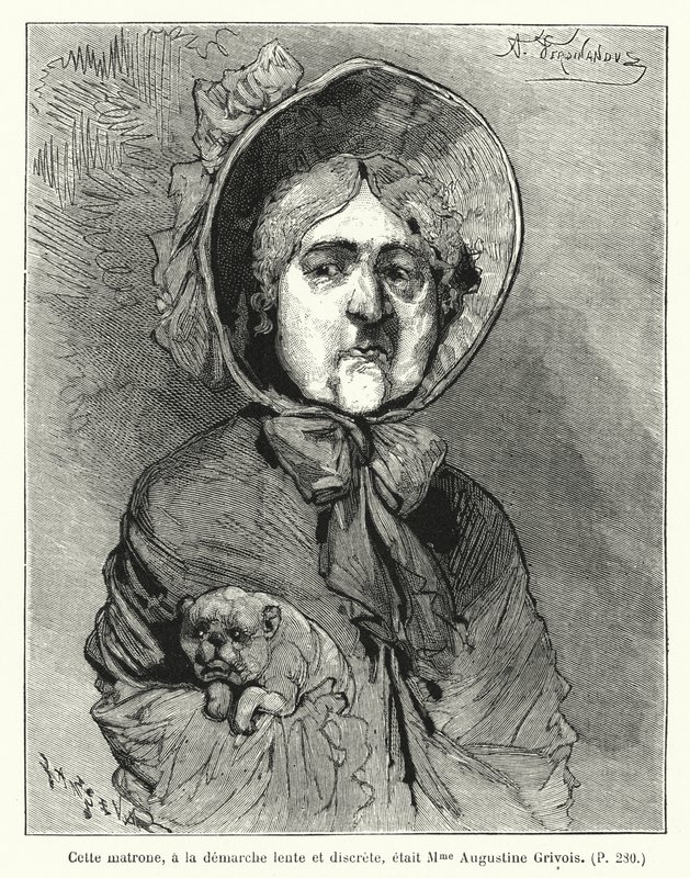 Illustrasjon for Le Juif Errant (gravering) av French School