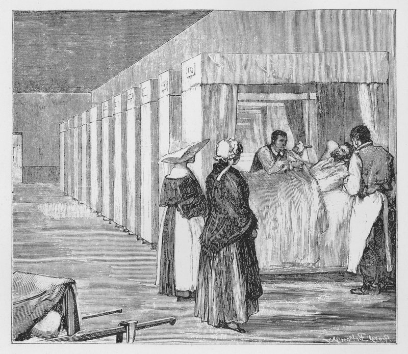 Illustrasjon for The Assommoir, A Realistic Novel, av Emile Zola (gravering) av French School