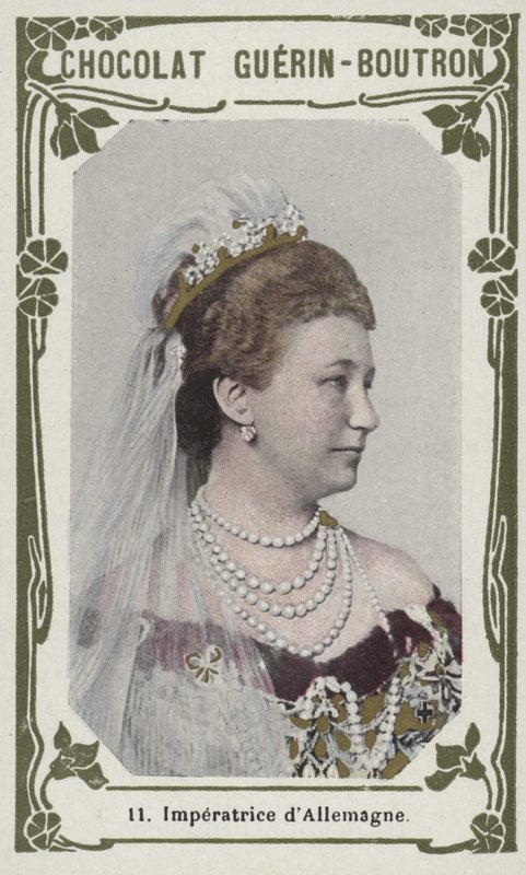 Imperatrice dAllemagne (farget bilde) av French School