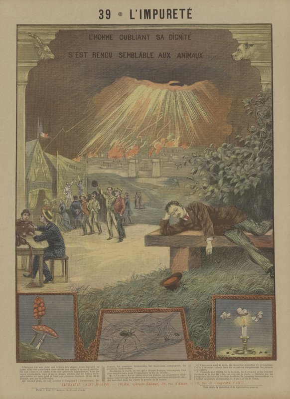 Urenhet (farge litho) av French School