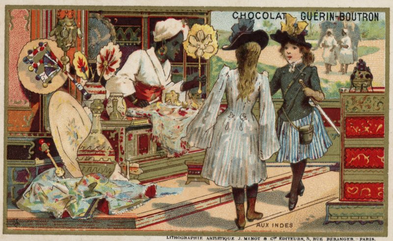 I India (chromolitho) av French School