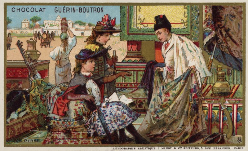 I Persia (chromolitho) av French School