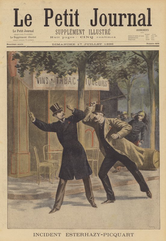 Hendelse mellom major Esterhazy og den tidligere obersten Picquart av French School