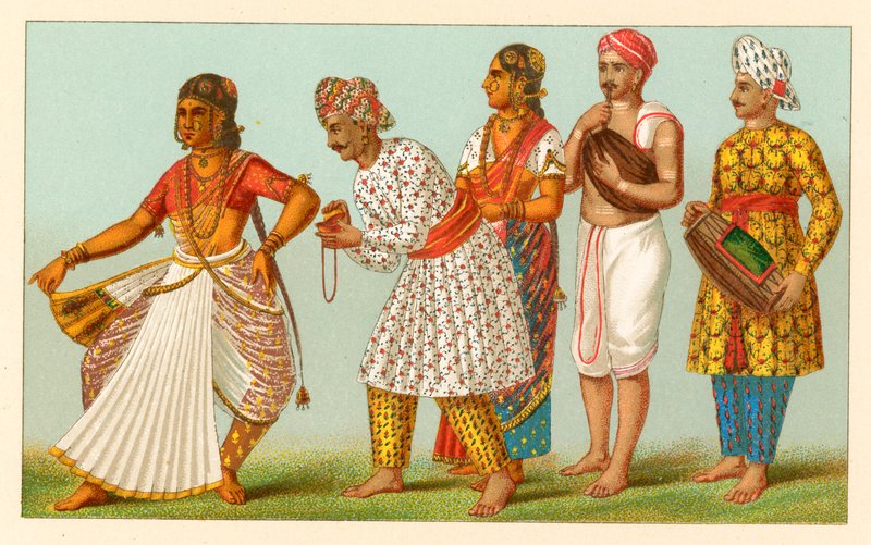India kostyme av French School