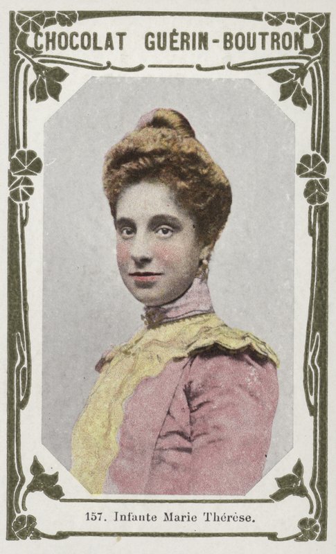 Infante Marie Therese (farget bilde) av French School