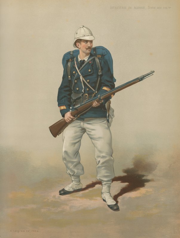 Marines, Colies kjole av French School