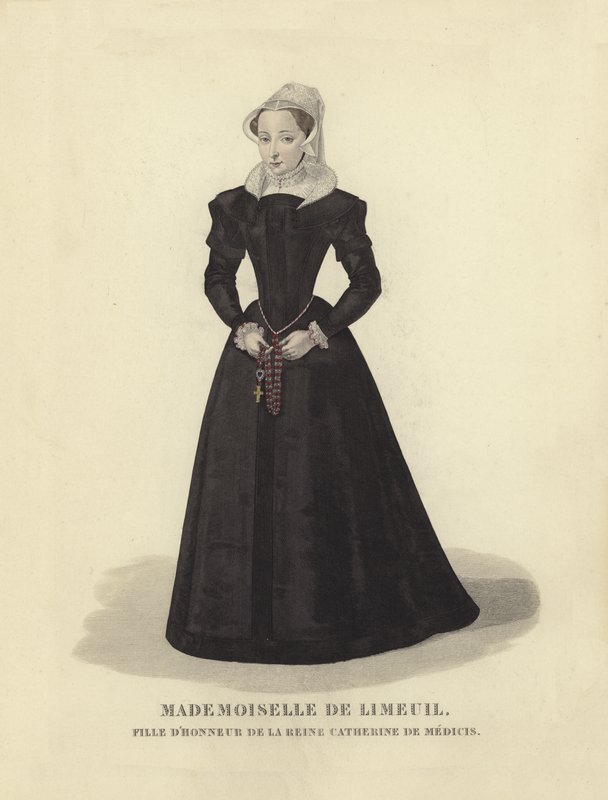 Isabelle de Limeuil, ærespike til Catherine de Medici, kone til kong Henry II av Frankrike av French School