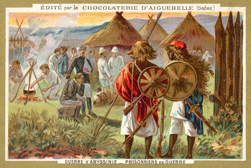 Italienske krigsfanger, første italiensk-etiopiske krig av French School