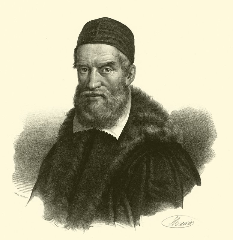 Jacopo Bassano, portrett (gravering) av French School