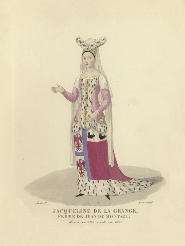 Jacqueline de la Grange, kone til Jean de Montagu, rådgiver for Charles V og VI av Frankrike av French School