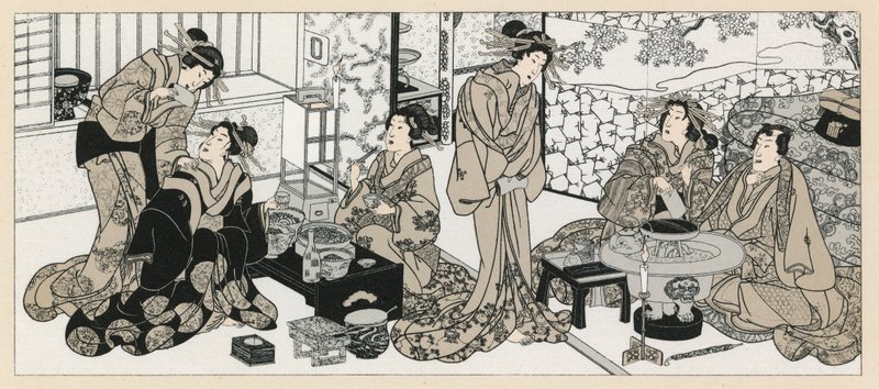 Japan kostyme av French School