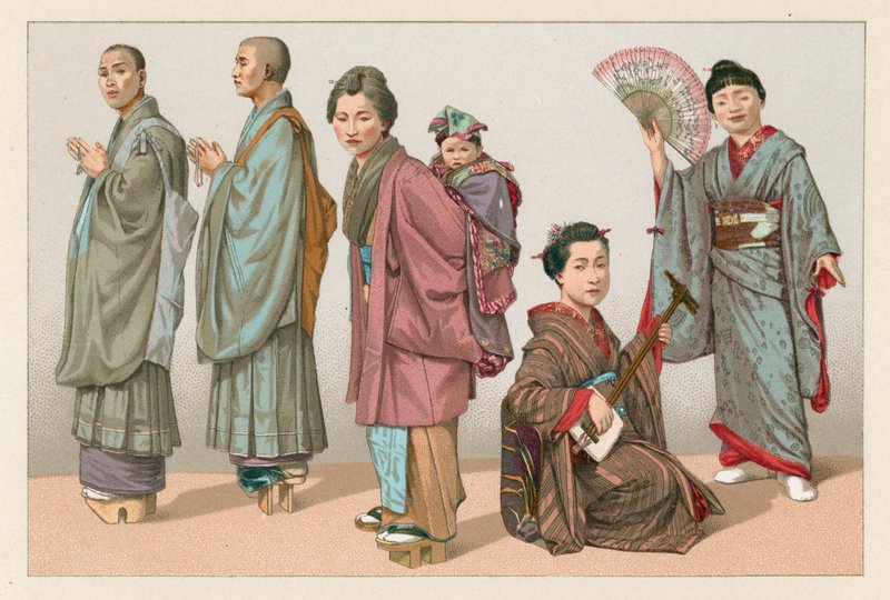 Japan kostyme av French School