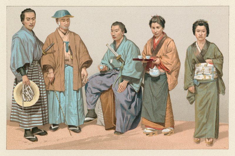 Japan kostyme av French School