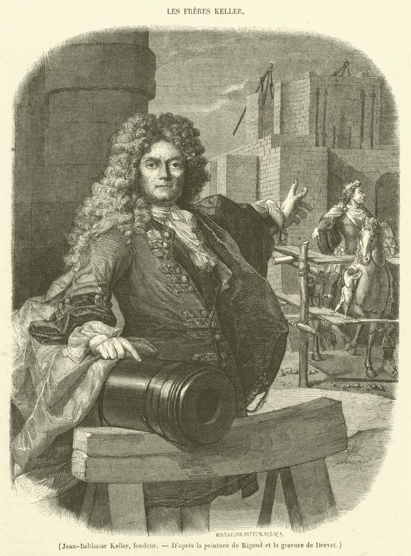 Jean-Balthasar Keller, grunnlegger (gravering) av French School