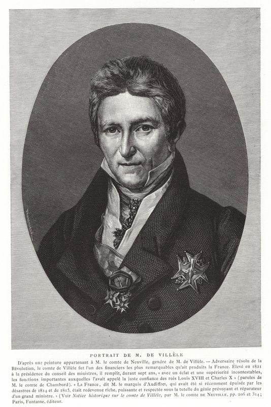 Jean-Baptiste de Villele, fransk statsmann av French School