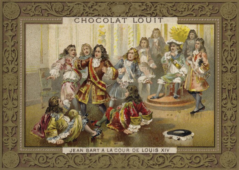 Jean Bart ved hoffet til Ludvig XIV av French School