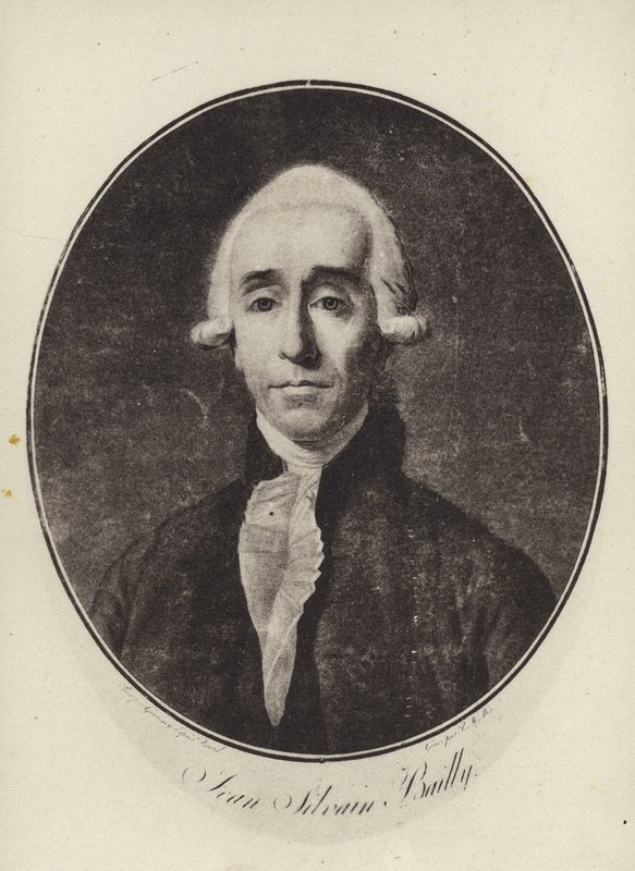 Jean Sylvain Bailly , fransk astronom, matematiker og revolusjonær politiker (litho) av French School